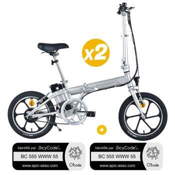 2 Vélos à assistance électrique pliant Key Largo