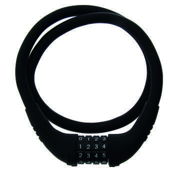 Antivol de vélo en silicone à code 60cm