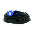 Rallonge secteur normes CEE 17 pour bornes camping : longueur : 25 mètres. Section câble : 1,5 mm2 Eza