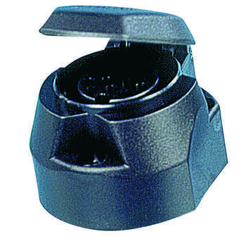 Prise/Socle femelle 13 plots pour liaison caravane