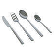 Set de 16 couverts style industriel : - Finition argentée Bo-camp