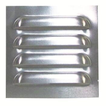 Grilles en saillie en aluminium brossé