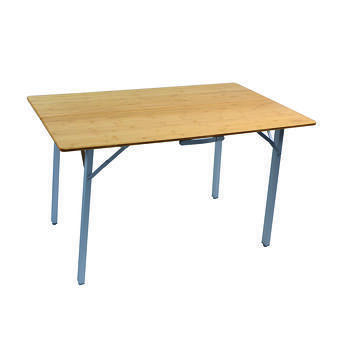 Table de camping pliante Modèle Bambou valise
