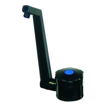 Robinet ABS rabattable avec contacteur : - Noir