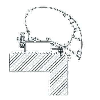 Adaptateur Roof Top pour Stores Omnistor 6300/9200