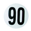 Disque adhésif de limitation de vitesse : 90 km/h Just4Camper