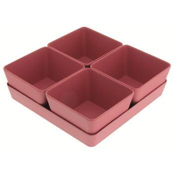 Set apéritif camping-car 5 pièces design Coquelicot