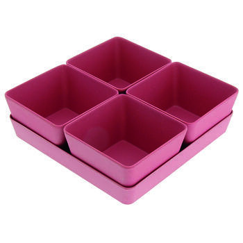 Set apéritif camping-car 5 pièces design Coquelicot