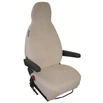 Housses de siège éponge coton extensible : - Beige