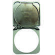 Capot de protection rabattable pour prise : gris métal Just4Camper