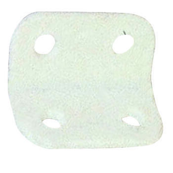 Charnière plate nylon sans axe 40 x 40 mm : - Coloris : Blanche