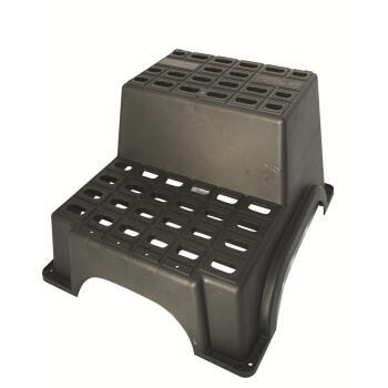 Marche-pied double marche en plastique