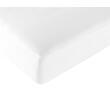 Drap housse en Lyocell : - Couleur : Blanc - Dimensions : 160 x 200 cm pour lit central Incasa