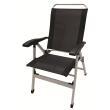 Fauteuil de camping Confort : - Noir Baya Sun