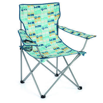 Chaise de camping avec des motifs rétro