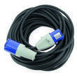 Rallonge secteur normes CEE 17 pour bornes camping : longueur : 15 mètres.  Section câble : 1,5 mm2 Eza
