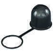 Cache boule attache remorque : Cache noir avec attache Froli