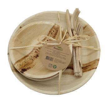 Service vaisselle réutilisable