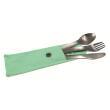 Set de couverts avec pochette : - Coloris : Vert Cookut