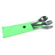 Set de couverts avec pochette : - Coloris : Vert Cookut