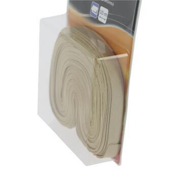 Galon de finition double et préformé : Beige - 10 mètres