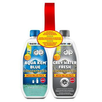 Pack Aqua kem bleu eucalyptus concentré + Grey water fresh concentré