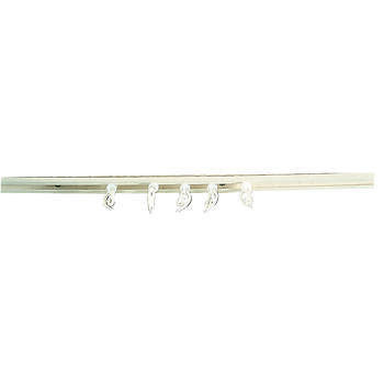 Rail de rideaux rigide en plastique