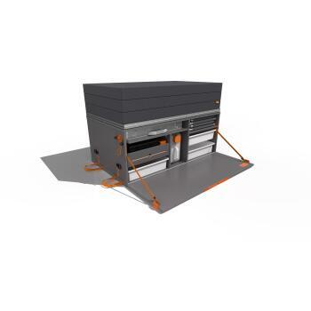 Malle Bebox avec couchage : Kit d'aménagement amovible pour voiture