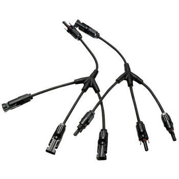 Connecteur MC4 cordon : 3 panneaux
