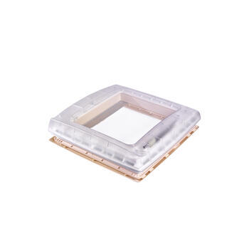 Lanterneau Omnivent 40x40 à manivelle : - Couleur : Cristal