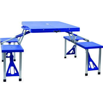 Table valise de pique-nique Eco - Coloris : Bleu