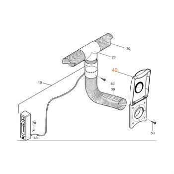 Couvercle kit air chaud auvent