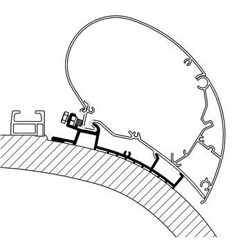 Adaptateurs Carthago jusqu'à 2013 pour Stores Omnistor 6300/9200