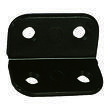 Charnière plate nylon sans axe 40 x 40 mm : - Coloris : Noir Just4Camper