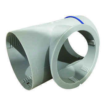 Bouche d'air en T pour chauffage - Diamètre 60/65 mm