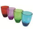 Lot de verres Massa : - Coloris : Quadri Color - lot de 4 Wol
