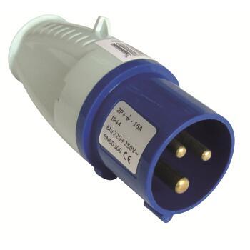 Fiche mâle type normes CEE P17 spécial camping