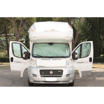 Protection isotherme intérieure cabine (pare-brise et vitres latérales) pour camping-car
