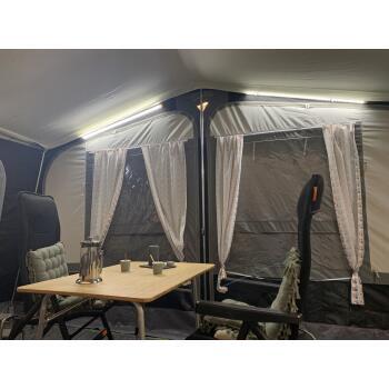 Lampe tube à suspendre Lumino pour auvent