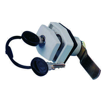 Poignée claquante avec serrure et 2 clés