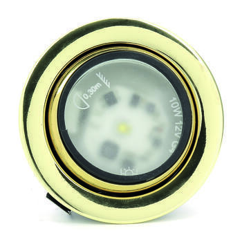 Spot LED encastrable : - Coloris : Doré