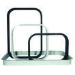 Contre-cadre aluminium anodisé : - pour baie 1000 x 400 Boidron