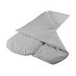Housse de couette pour prêt à dormir : - Modèle Gris pour matelas 110 cm Duvalay