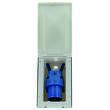 Prise, Socle mâle encastrable CEE P17 : Coloris : blanc avec joint étanchéïté Decmo