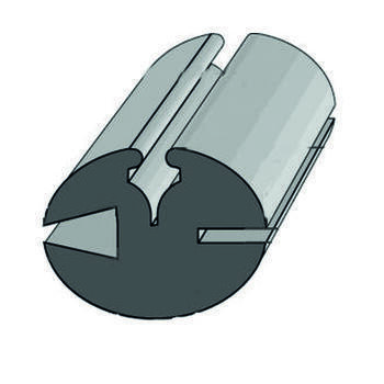 Profil caoutchouc à clé