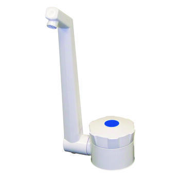 Robinet ABS rabattable avec contacteur : - Blanc