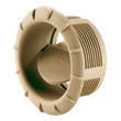 Bouche de sortie d'air à clapet pour climatiseur : - Coloris : Beige Truma