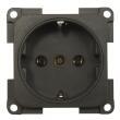 Prise 220 Volts allemande Schuko : gris foncé Just4Camper