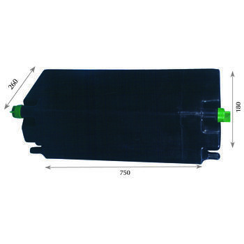 Réservoir standard eaux-usées pour camping-car, 30 Litres