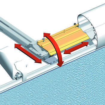 Set rail de montage + adaptateur pour stores